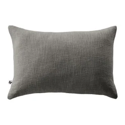 L'EFFET PAPILLON Coussin rectangulaire coton (40 x 60 cm) Sixtine Gris ardoise Gris foncé Hot