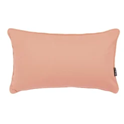EMINZA Coussin rectangulaire coton (30 x 50 cm) Pixel Rose Pêche New