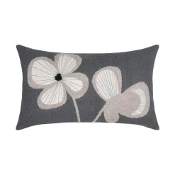STOF Coussin rectangulaire coton (30 x 50 cm) Tilda ardoise Gris