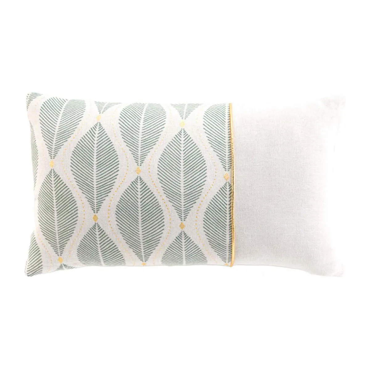 douceur d'intu017drieur Coussin rectangulaire coton (30 x 50 cm) Maho sauge Vert Hot