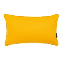 EMINZA Coussin rectangulaire coton (30 x 50 cm) Pixel Jaune moutarde Discount