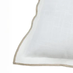 STOF Coussin rectangulaire coton (40 x 60 cm) Helios Blanc New