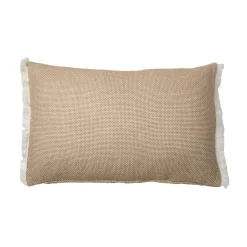 EMINZA Coussin rectangulaire coton texturé (50 x 80 cm) Jamy Marron Online