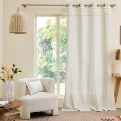 douceur d'intu017drieur Coussin rectangulaire coton (30 x 50 cm) Vertis Beige Outlet