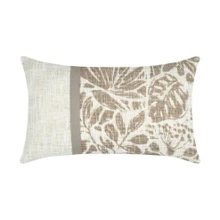 STOF Coussin rectangulaire coton (30 x 50 cm) Hemera Taupe Discount