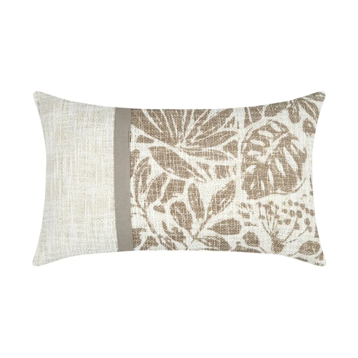 STOF Coussin rectangulaire coton (30 x 50 cm) Hemera Taupe Discount