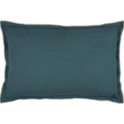 STOF Coussin rectangulaire coton (40 x 60 cm) Helios Bleu Best