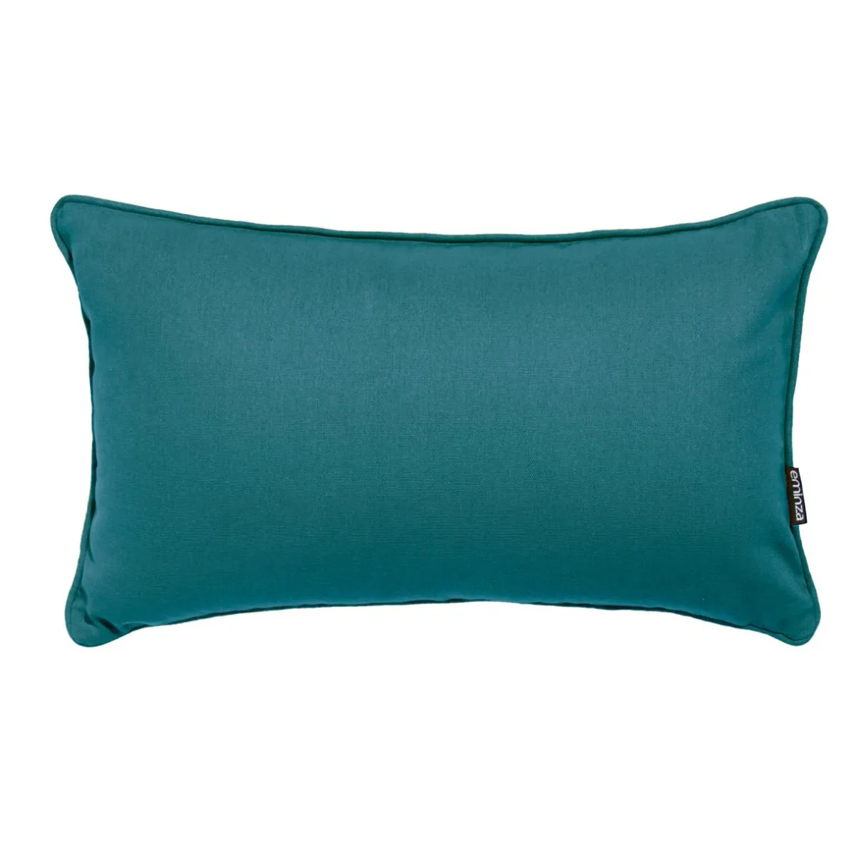 EMINZA Coussin rectangulaire coton (30 x 50 cm) Pixel Bleu canard Hot