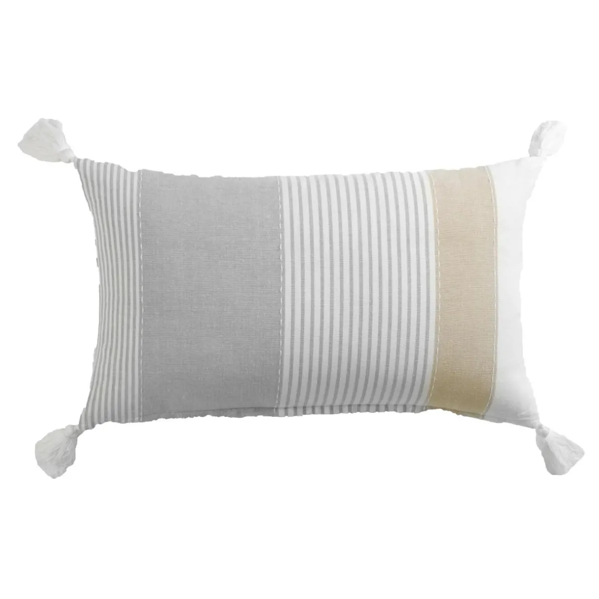 douceur d'intu017drieur Coussin rectangulaire coton (30 x 50 cm) Iliade Blanc Outlet