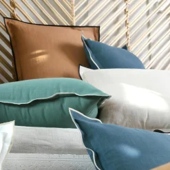 STOF Coussin rectangulaire coton (40 x 60 cm) Helios Vert Sale
