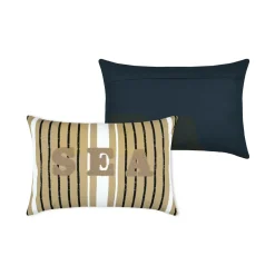 STOF Coussin rectangulaire coton (40 x 60 cm) Maritime Beige New