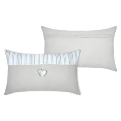 STOF Coussin rectangulaire coton (35 x 60 cm) Josephine Ecru New
