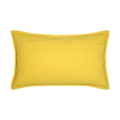 STOF Coussin rectangulaire coton (30 x 50 cm) Blokken Jaune moutarde Best