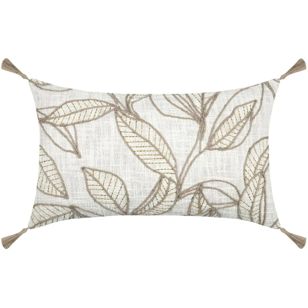 STOF Coussin rectangulaire coton (30 x 50 cm) Hemera Ecru Beige Sale