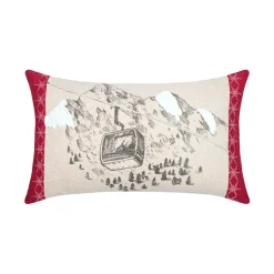 STOF Coussin rectangulaire en coton (30 x 50 cm) Villard Écru Ecru Online