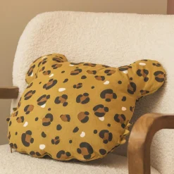 l'Effet Papillon Coussin rectangulaire enfant coton (45 x 40 cm) Lola Caramel Discount