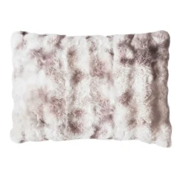EMINZA Coussin rectangulaire fausse fourrure (50 x 80 cm) Toronto Taupe New