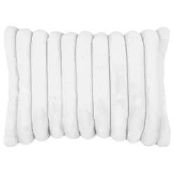 STOF Coussin rectangulaire fausse fourrure (50 x 80 cm) Polary Blanc Online