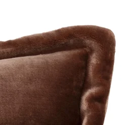Atmosphera, cru017dateur d'intu017drieur Coussin rectangulaire flanelle (38 x 58 cm) Cuddly Marron New