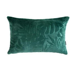 EMINZA Coussin rectangulaire flanelle (40 x 60 cm) Flore Vert Online