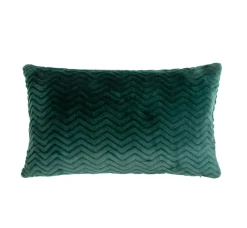 EMINZA Coussin rectangulaire flanelle (40 x 60 cm) Zag Vert Online