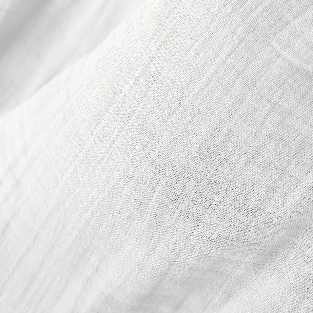EMINZA Coussin rectangulaire gaze de coton (40 x 60 cm) Gaïa chantilly Blanc Hot