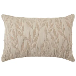 Atmosphera, cru017dateur d'intu017drieur Coussin rectangulaire gaze de coton (38 x 58 cm) Letho Beige Outlet