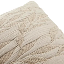 Atmosphera, cru017dateur d'intu017drieur Coussin rectangulaire gaze de coton (38 x 58 cm) Letho Beige Outlet