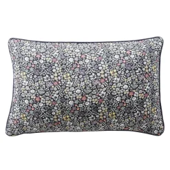 EMINZA Coussin rectangulaire gaze de coton (40 x 60 cm) Elya Violet Discount