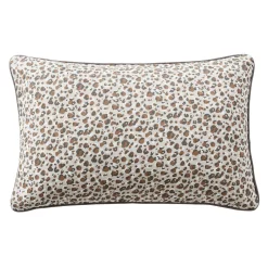 EMINZA Coussin rectangulaire gaze de coton (40 x 60 cm) Rosa Marron Sale