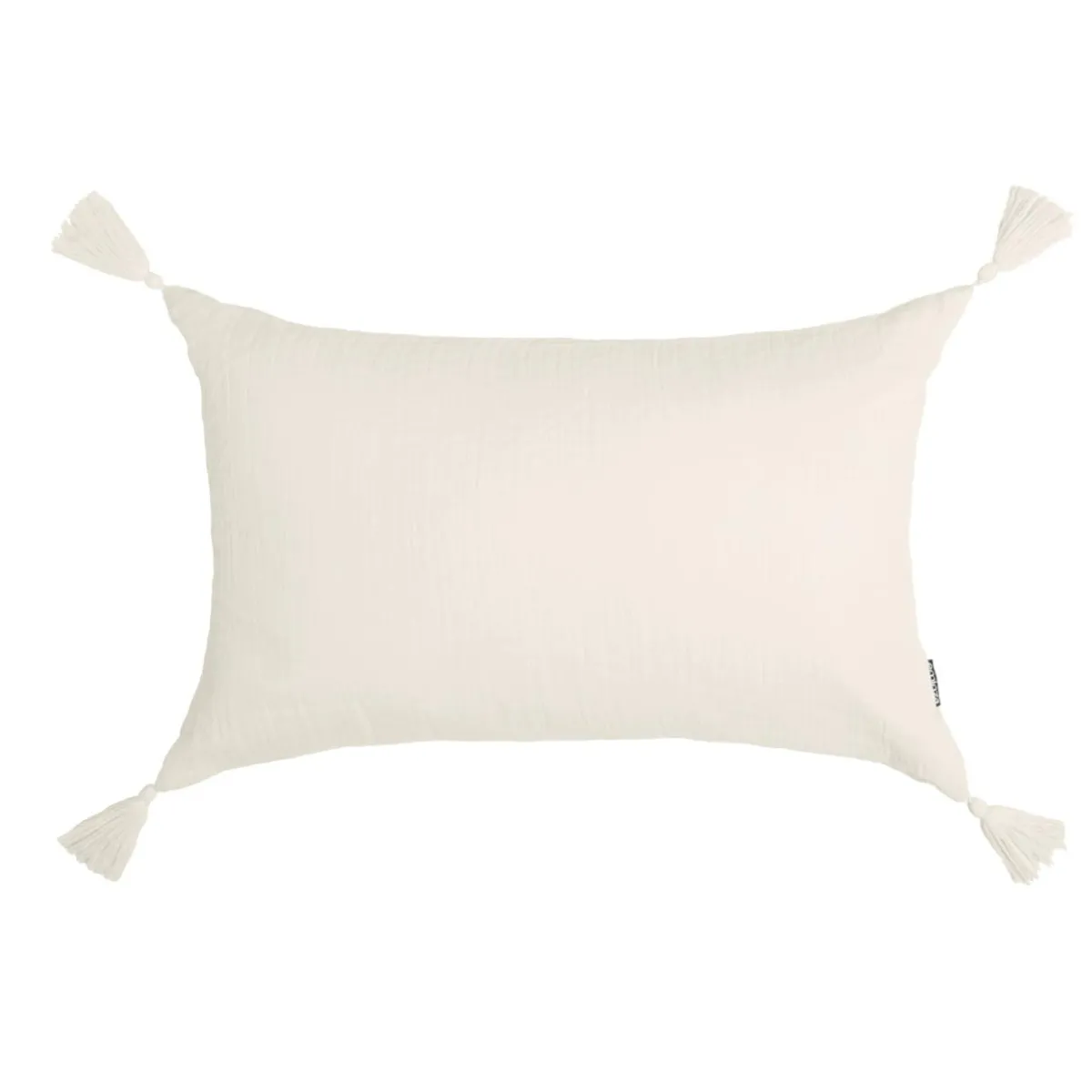 EMINZA Coussin rectangulaire gaze de coton (40 x 60 cm) Gaïa pampa Beige Sale