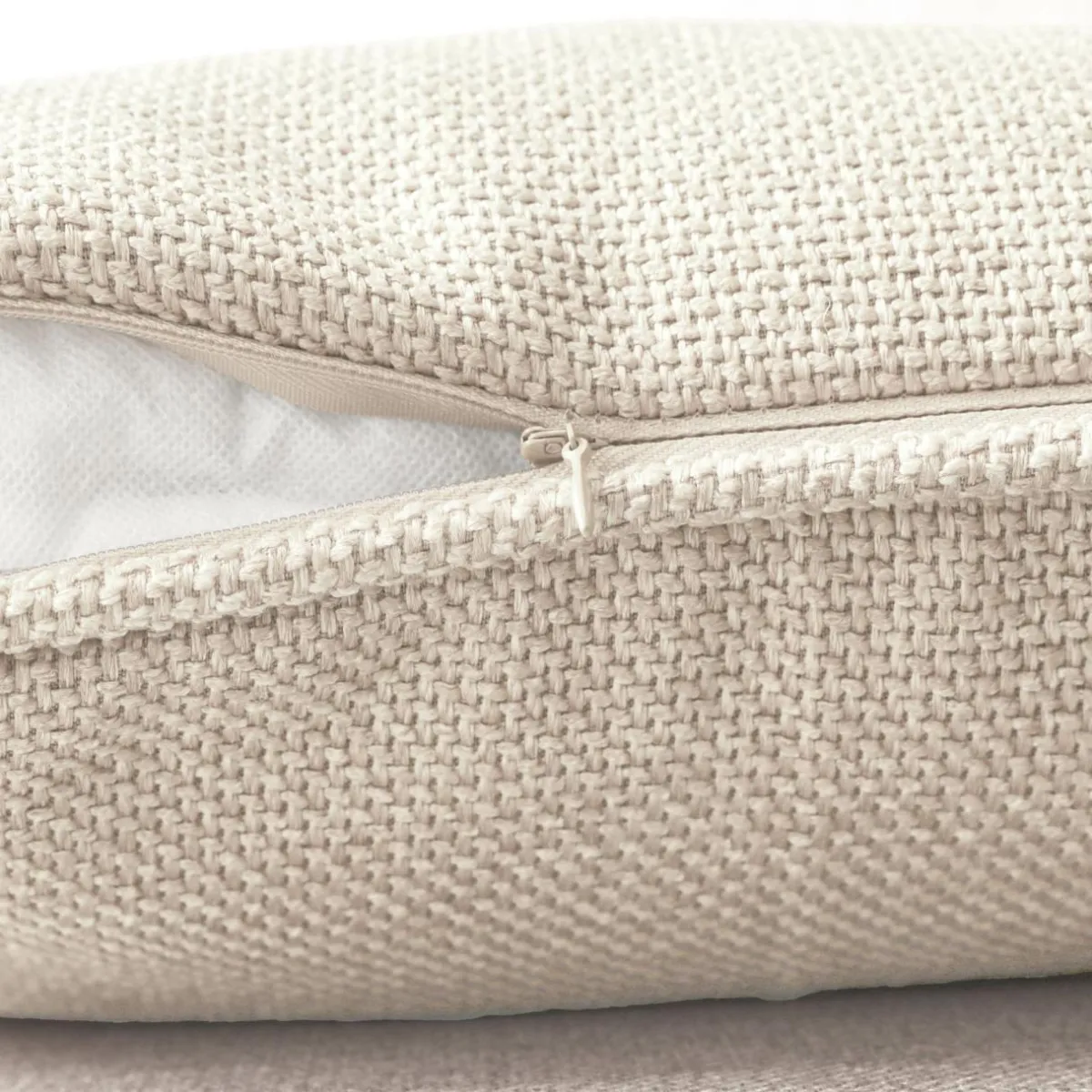 EMINZA Coussin rectangulaire tissé (40 x 60 cm) Alba grège Beige Best