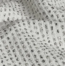 EMINZA Coussin rectangulaire tissé (40 x 60 cm) Oscar perle Gris Clearance