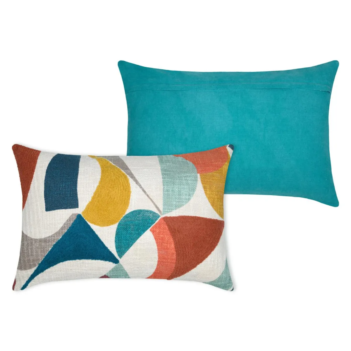 STOF Coussin rectangulaire tufté (40 x 60 cm) Blokken Multicolore Outlet