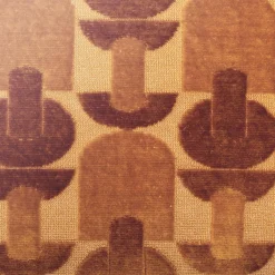 Atmosphera, cru017dateur d'intu017drieur Coussin rectangulaire velours (35 x 75 cm) Luna Jaune ocre Outlet