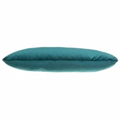 ATMOSPHERA Coussin rectangulaire velours (30 x 50 cm) Dolce Bleu canard Best