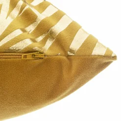 ATMOSPHERA Coussin rectangulaire velours (30 x 50 cm) Or Tropic Jaune ocre Discount