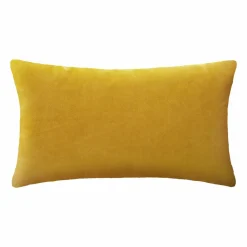ATMOSPHERA Coussin rectangulaire velours (30 x 50 cm) Or Tropic Jaune ocre Discount