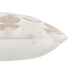 Atmosphera, cru017dateur d'intu017drieur Coussin rectangulaire velours (30 x 50 cm) Luna Ecru Clearance