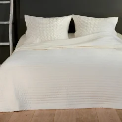 LINDER Couvre-lit et taies d'oreiller (230 x 250 cm) Riviera Beige Clearance