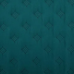 ATMOSPHERA Couvre-lit et taies d'oreiller (240 x 260 cm) Kalia Bleu canard Sale