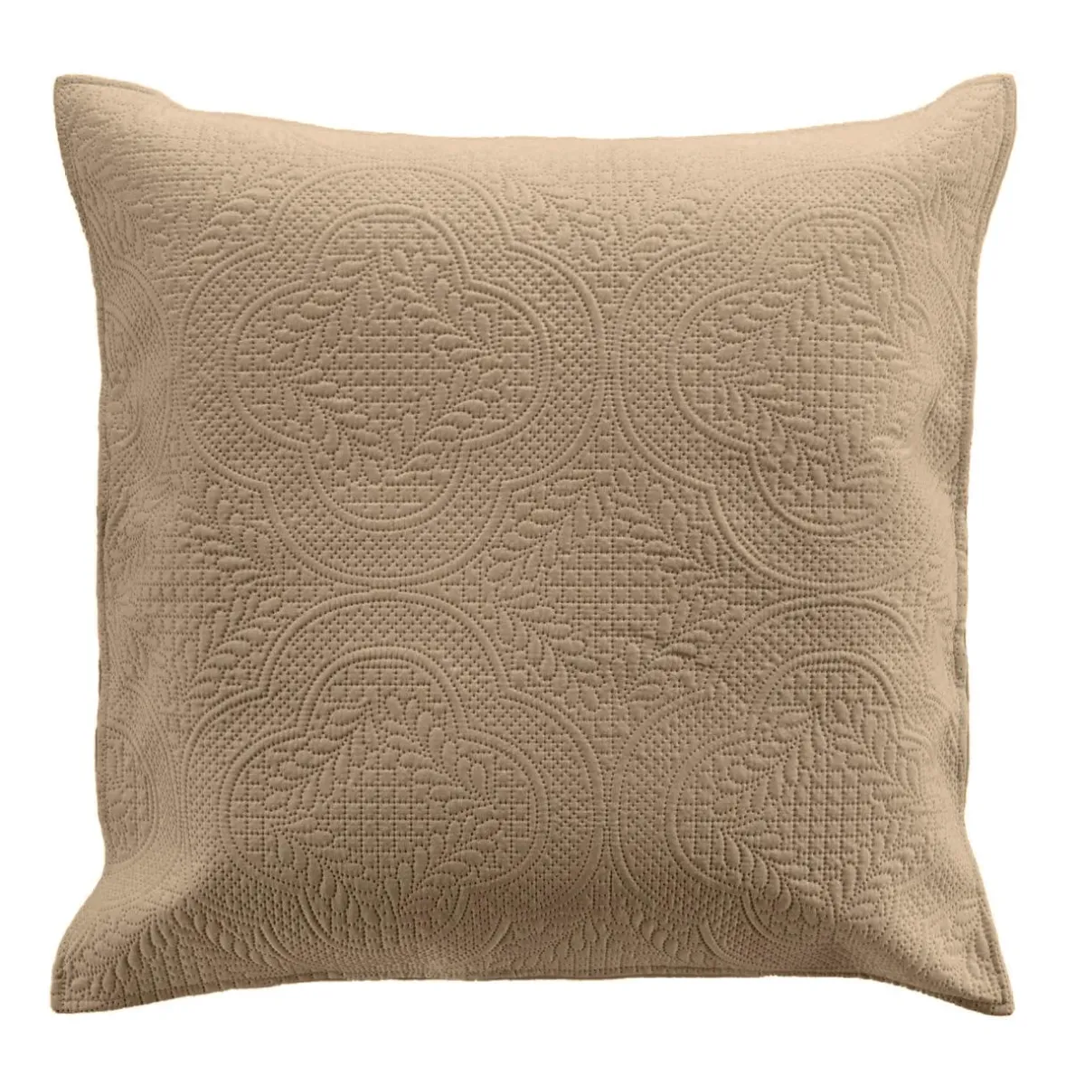 douceur d'intu017drieur Couvre-lit matelassé et deux taies d'oreiller (240 x 260 cm) Romane Beige Clearance