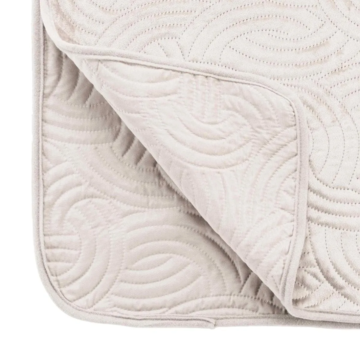 douceur d'intu017drieur Couvre-lit matelassé et deux taies d'oreiller (240 x 260 cm) Solange Ecru Clearance