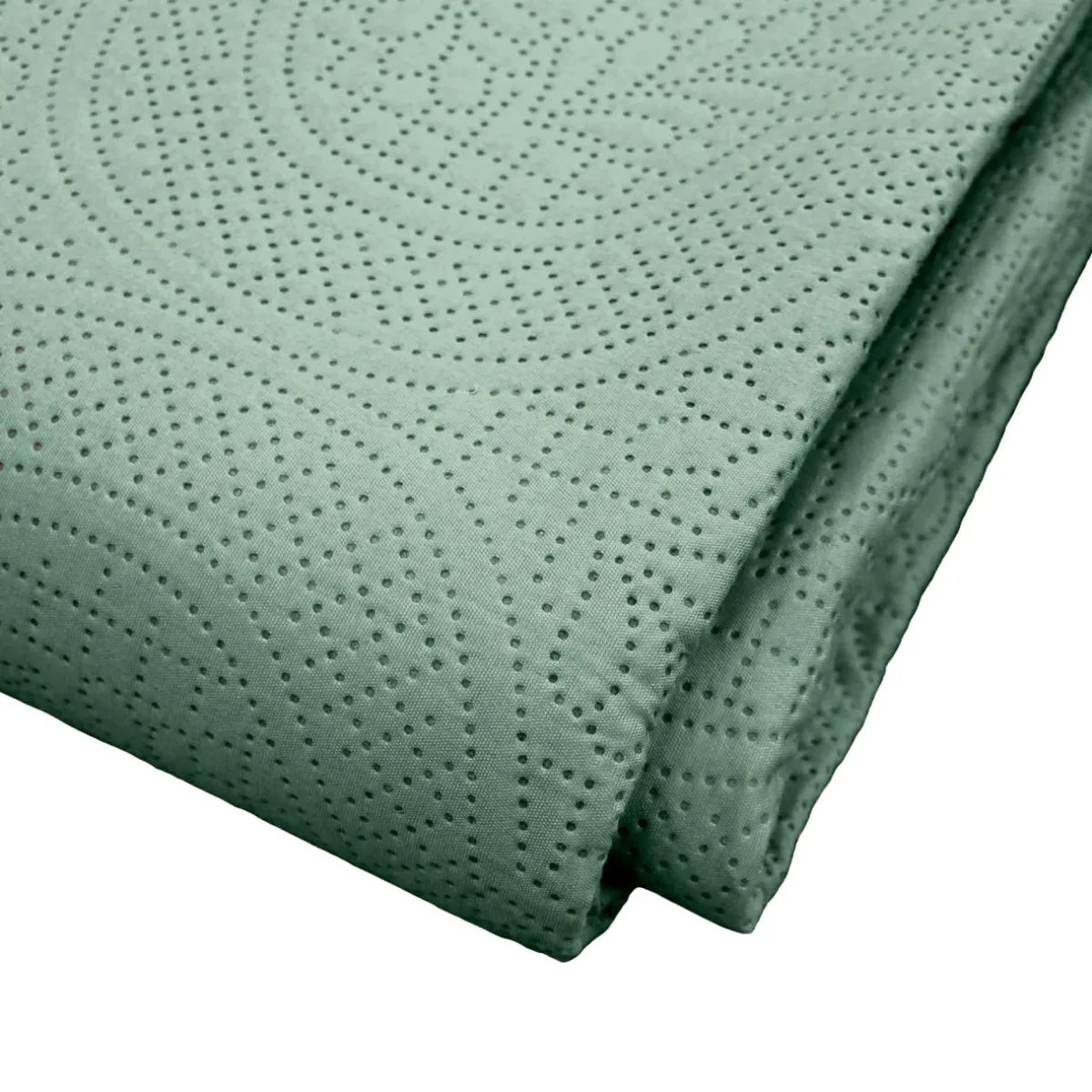douceur d'intu017drieur Couvre-lit matelassé et deux taies d'oreiller (220 x 240 cm) Romane cédre Vert Hot