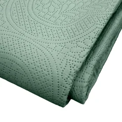 douceur d'intu017drieur Couvre-lit matelassé et deux taies d'oreiller (240 x 260 cm) Romane cèdre Vert Hot