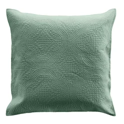 douceur d'intu017drieur Couvre-lit matelassé et deux taies d'oreiller (240 x 260 cm) Romane cèdre Vert Hot
