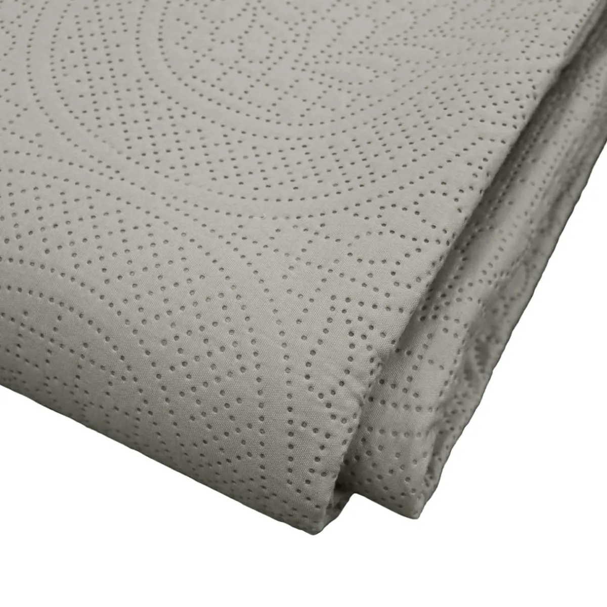 douceur d'intu017drieur Couvre-lit matelassé et deux taies d'oreiller (240 x 260 cm) Romane Gris Outlet