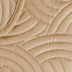 douceur d'intu017drieur Couvre-lit matelassé et deux taies d'oreiller (240 x 260 cm) Solange Beige Outlet