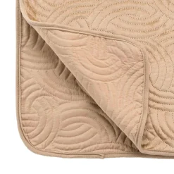 douceur d'intu017drieur Couvre-lit matelassé et deux taies d'oreiller (240 x 260 cm) Solange Beige Outlet
