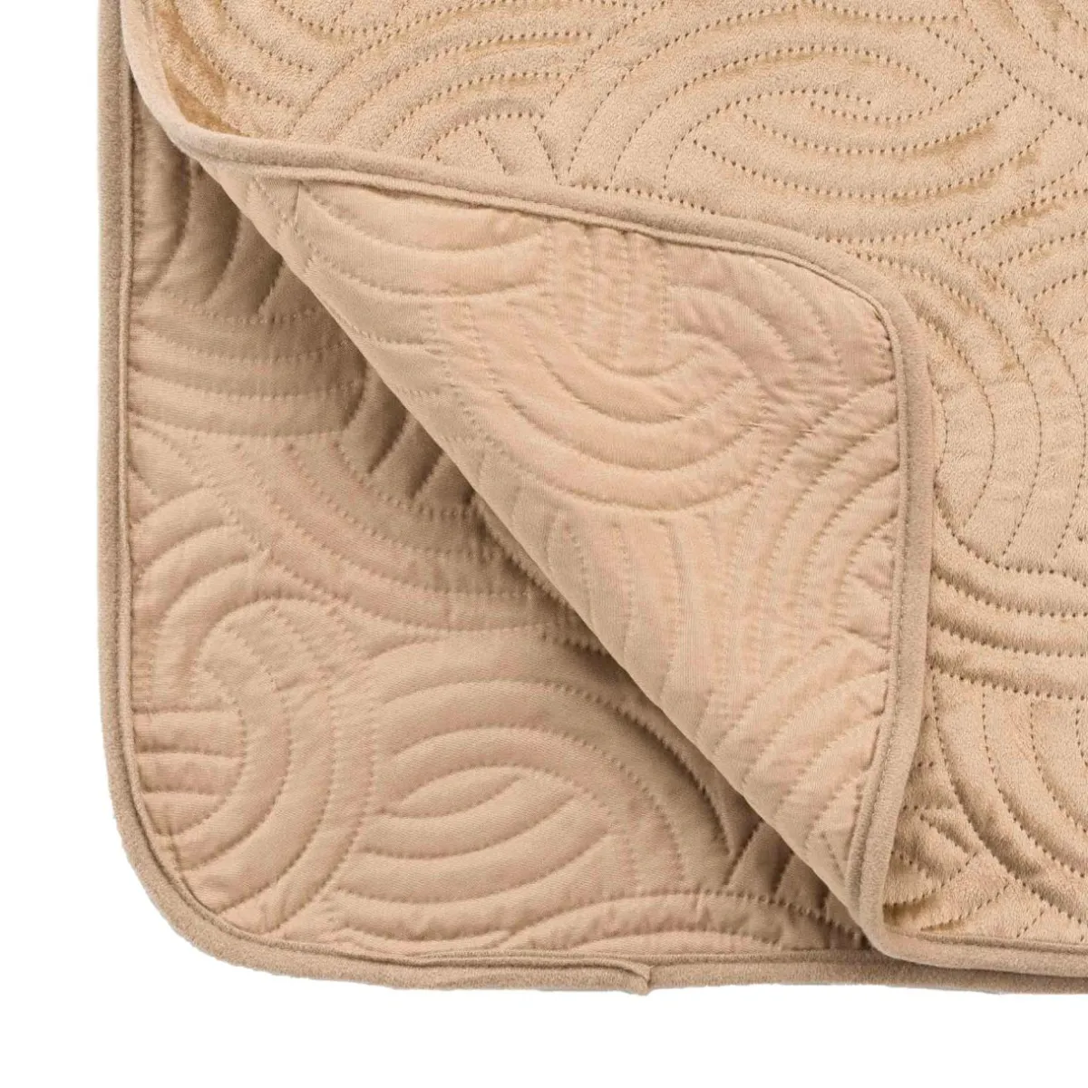 douceur d'intu017drieur Couvre-lit matelassé et deux taies d'oreiller (240 x 260 cm) Solange Beige Outlet